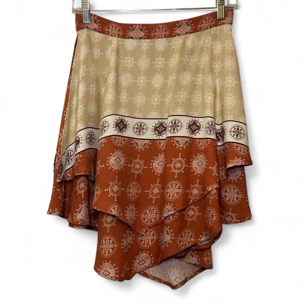 NWT Somedays Lovin Heart Of A Fighter Ra Ra Handkerchief Western Skirt — SMALL - Picture 4 of 5